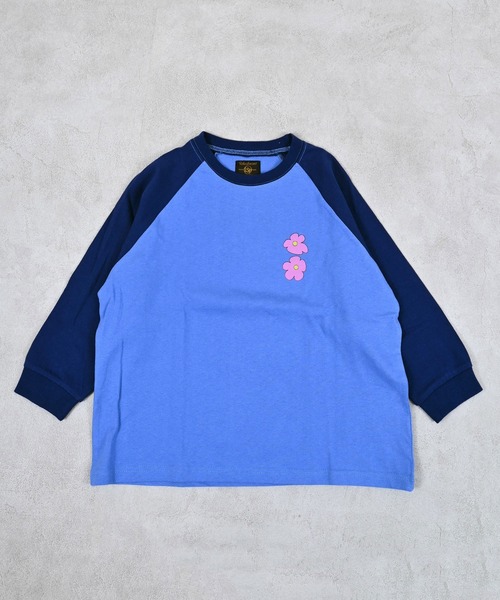 Life Support Products（ライフサポートプロダクツ）の「前後プリントラグランロンティ（Tシャツ/カットソー・キッズ・ホワイト/ピンク/ブルー/ブラック・80/90/95/100/110/120/130/140/150）」の14枚目の写真