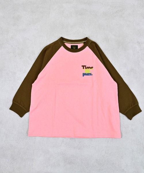 Life Support Products（ライフサポートプロダクツ）の「前後プリントラグランロンティ（Tシャツ/カットソー・キッズ・ホワイト/ピンク/ブルー/ブラック・80/90/95/100/110/120/130/140/150）」の20枚目の写真