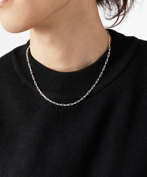 City Ambient Products（シティアンビエントプロダクツ）の「City Ambient Products: SILVER925 LONG CABLE CHAIN NECKLACE（ネックレス・メンズ・シルバー・ONE SIZE）」の2枚目の写真
