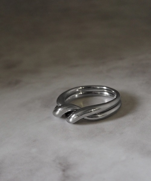 SBG（エスビー）の「インフルエンサー みずきち × SBG ウェーブツインリング（リング・メンズ・シルバー・14号/16号/18号/21号）」の7枚目の写真