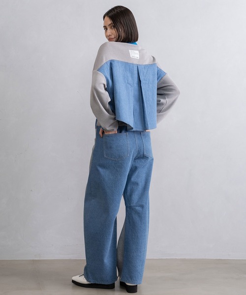 MARECHAL TERRE（マルシャルテル）の「ニットカーディガン（ニット/セーター・レディース・グレー/ネイビー/アイボリー/ブラック・MEDIUM）」の13枚目の写真