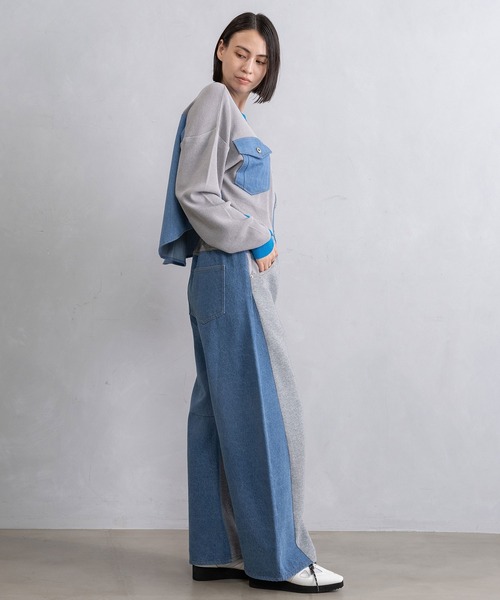 MARECHAL TERRE（マルシャルテル）の「ニットカーディガン（ニット/セーター・レディース・グレー/ネイビー/アイボリー/ブラック・MEDIUM）」の14枚目の写真