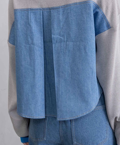 MARECHAL TERRE（マルシャルテル）の「ニットカーディガン（ニット/セーター・レディース・グレー/ネイビー/アイボリー/ブラック・MEDIUM）」の19枚目の写真