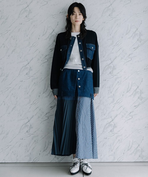 MARECHAL TERRE（マルシャルテル）の「ニットカーディガン（ニット/セーター・レディース・グレー/ネイビー/アイボリー/ブラック・MEDIUM）」の20枚目の写真