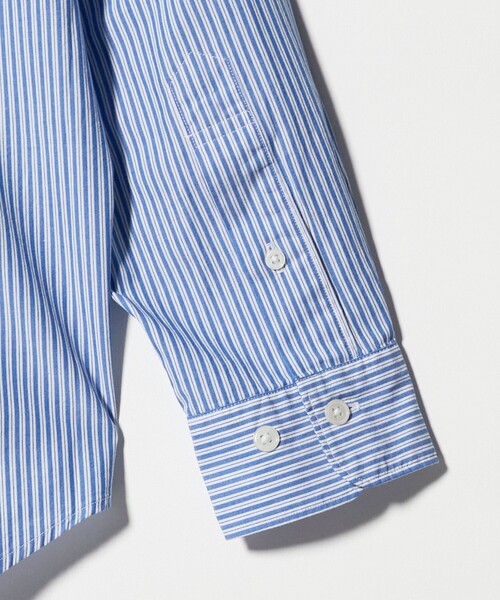 CITEN（シテン）の「＜CITEN＞スタンダードシャツ ストライプ（シャツ/ブラウス・メンズ・ライトブルー/グレー系・L/M/S）」の15枚目の写真