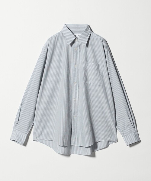 CITEN（シテン）の「＜CITEN＞スタンダードシャツ ストライプ（シャツ/ブラウス・メンズ・ライトブルー/グレー系・L/M/S）」の20枚目の写真