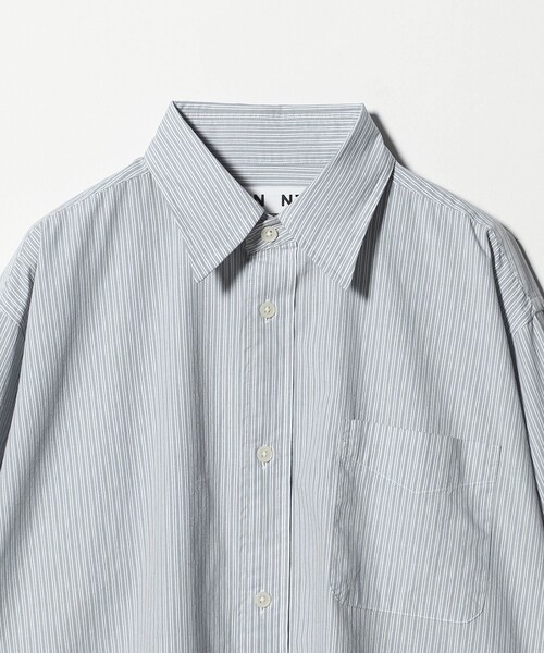 CITEN（シテン）の「＜CITEN＞スタンダードシャツ ストライプ（シャツ/ブラウス・メンズ・ライトブルー/グレー系・L/M/S）」の22枚目の写真