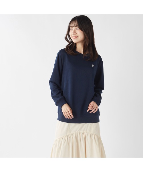 FILA(フィラ)の「FILA フィラ ワンポイント クルーネック スウェット(スウェット・レディース・ブラック/ホワイト/ネイビー・L/LL/M)」の19枚目の写真