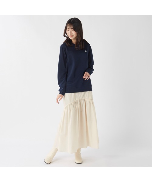 FILA(フィラ)の「FILA フィラ ワンポイント クルーネック スウェット(スウェット・レディース・ブラック/ホワイト/ネイビー・L/LL/M)」の21枚目の写真
