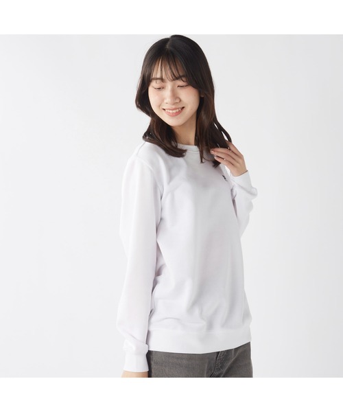 FILA(フィラ)の「FILA フィラ ワンポイント クルーネック スウェット(スウェット・レディース・ブラック/ホワイト/ネイビー・L/LL/M)」の8枚目の写真