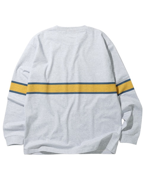 SILAS(サイラス)の「BOLD L/S TEE(Tシャツ/カットソー・メンズ・アッシュ/ホワイト・XL/L/M)」の3枚目の写真