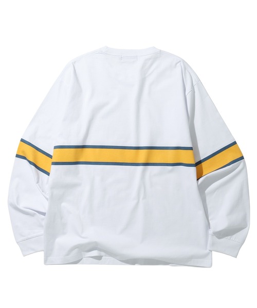 SILAS(サイラス)の「BOLD L/S TEE(Tシャツ/カットソー・メンズ・アッシュ/ホワイト・XL/L/M)」の9枚目の写真