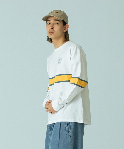 SILAS(サイラス)の「BOLD L/S TEE(Tシャツ/カットソー・メンズ・アッシュ/ホワイト・XL/L/M)」の14枚目の写真