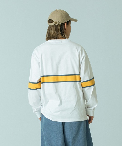 SILAS(サイラス)の「BOLD L/S TEE(Tシャツ/カットソー・メンズ・アッシュ/ホワイト・XL/L/M)」の15枚目の写真