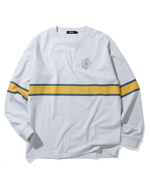 SILAS(サイラス)の「BOLD L/S TEE(Tシャツ/カットソー・メンズ・アッシュ/ホワイト・XL/L/M)」の11枚目の写真