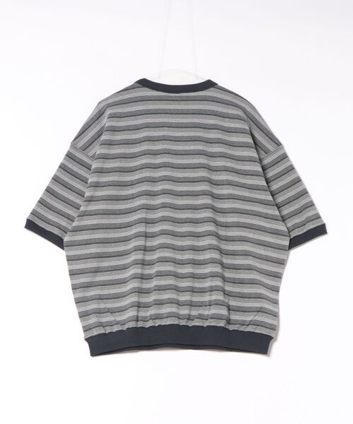 KRIFF MAYER（クリフメイヤー）の「チルタイムボーダースウェットT（Tシャツ/カットソー・メンズ・ブラック/グレー/グリーン/ブラウン・X-LARGE/LARGE/MEDIUM）」の5枚目の写真