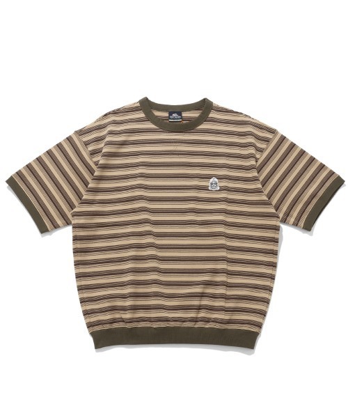 KRIFF MAYER（クリフメイヤー）の「チルタイムボーダースウェットT（Tシャツ/カットソー・メンズ・ブラック/グレー/グリーン/ブラウン・X-LARGE/LARGE/MEDIUM）」の16枚目の写真