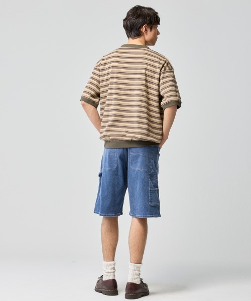 KRIFF MAYER（クリフメイヤー）の「チルタイムボーダースウェットT（Tシャツ/カットソー・メンズ・ブラック/グレー/グリーン/ブラウン・X-LARGE/LARGE/MEDIUM）」の15枚目の写真
