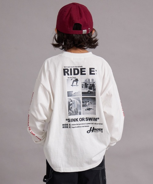 PAIRMANON STREET(ペアマノンストリート)の「【綿100%】マルチプリント グラフィック ロンT【PAIRMANON STREET】(Tシャツ/カットソー・キッズ・ホワイト系その他/レッド/オフホワイト/グレー/ブラック系その他/ブルー/ブラック系その他2・100/110/120/130/140/150/160/90)」の1枚目の写真