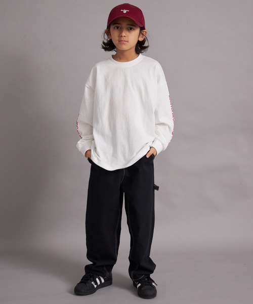 PAIRMANON STREET(ペアマノンストリート)の「【綿100%】マルチプリント グラフィック ロンT【PAIRMANON STREET】(Tシャツ/カットソー・キッズ・ホワイト系その他/レッド/オフホワイト/グレー/ブラック系その他/ブルー/ブラック系その他2・100/110/120/130/140/150/160/90)」の16枚目の写真