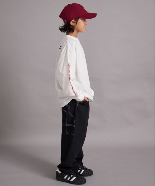 PAIRMANON STREET(ペアマノンストリート)の「【綿100%】マルチプリント グラフィック ロンT【PAIRMANON STREET】(Tシャツ/カットソー・キッズ・ホワイト系その他/レッド/オフホワイト/グレー/ブラック系その他/ブルー/ブラック系その他2・100/110/120/130/140/150/160/90)」の17枚目の写真