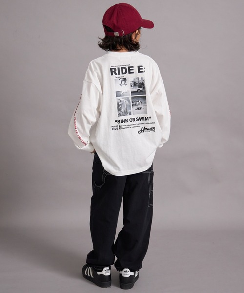 PAIRMANON STREET(ペアマノンストリート)の「【綿100%】マルチプリント グラフィック ロンT【PAIRMANON STREET】(Tシャツ/カットソー・キッズ・ホワイト系その他/レッド/オフホワイト/グレー/ブラック系その他/ブルー/ブラック系その他2・100/110/120/130/140/150/160/90)」の18枚目の写真