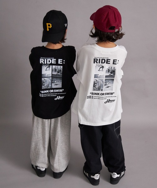 PAIRMANON STREET(ペアマノンストリート)の「【綿100%】マルチプリント グラフィック ロンT【PAIRMANON STREET】(Tシャツ/カットソー・キッズ・ホワイト系その他/レッド/オフホワイト/グレー/ブラック系その他/ブルー/ブラック系その他2・100/110/120/130/140/150/160/90)」の20枚目の写真