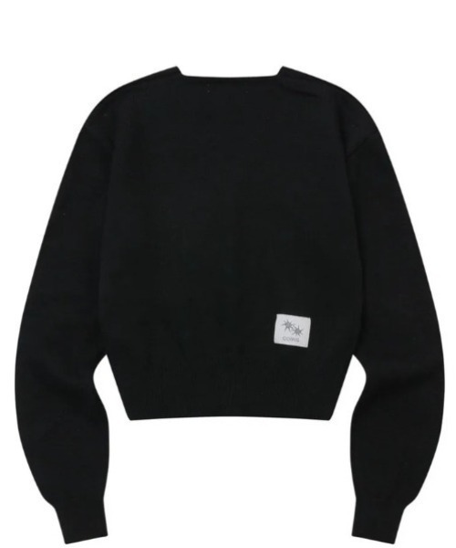 COIRIS_（コイリス）の「◇COIRIS◇ブランド直輸入正規品/ラオン Vネック ニット カーディガン RAON V-NECK KNIT CARDIGAN（カーディガン/ボレロ・レディース・グレー/ブラック・FREE）」の10枚目の写真