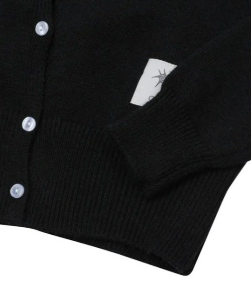COIRIS_（コイリス）の「◇COIRIS◇ブランド直輸入正規品/ラオン Vネック ニット カーディガン RAON V-NECK KNIT CARDIGAN（カーディガン/ボレロ・レディース・グレー/ブラック・FREE）」の12枚目の写真