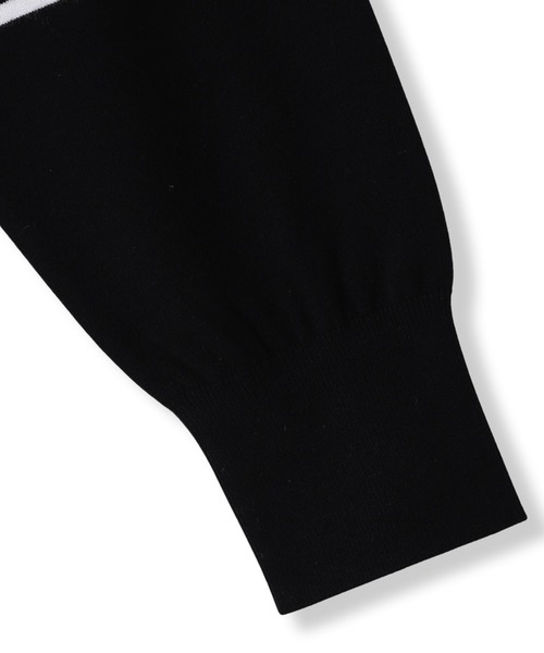 LAUTREAMONT(ロートレアモン)の「【WEB限定】クルーネックカーディガン≪11号あり/洗える≫(カーディガン/ボレロ・レディース・ブラック系その他/ブラック/ホワイト系その他・9号/11号)」の7枚目の写真