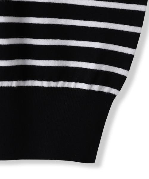 LAUTREAMONT(ロートレアモン)の「【WEB限定】クルーネックカーディガン≪11号あり/洗える≫(カーディガン/ボレロ・レディース・ブラック系その他/ブラック/ホワイト系その他・9号/11号)」の8枚目の写真