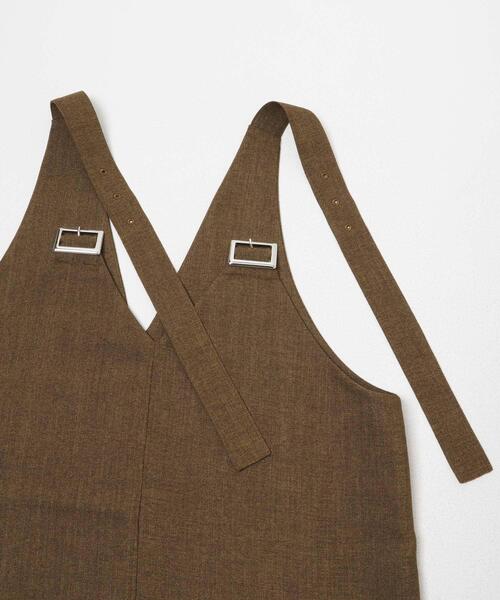 ITEMS URBANRESEARCH(アイテムズ アーバンリサーチ)の「『UVカット/接触冷感』ホップサックジャンパースカート(楽着シリーズ)(ワンピース・レディース・ブラック/ブラウン・FREE)」の9枚目の写真