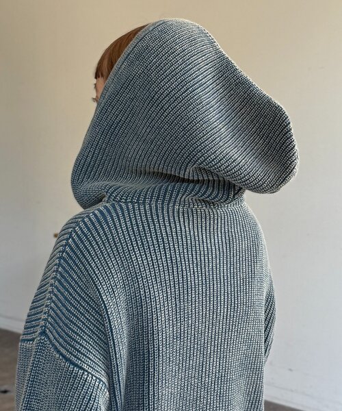 CPCM（シーピーシーエム）の「ダメージピグメントパーカー（パーカー・レディース・グリーン/ブルー/ブラック・FREE）」の15枚目の写真