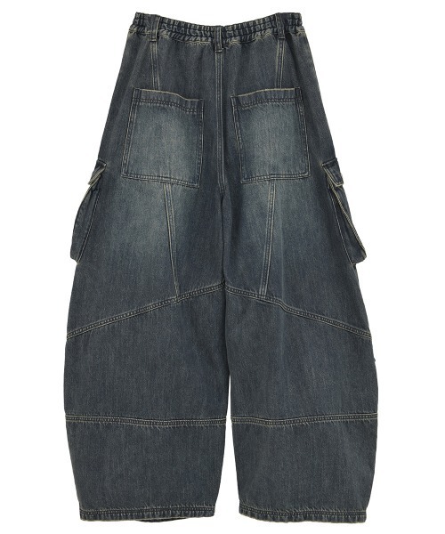 Candy Stripper（キャンディストリッパー）の「8 POCKETS CARVE DENIM パンツ（デニムパンツ・レディース・ブルー系その他/ライトインディゴブルー・FREE）」の21枚目の写真