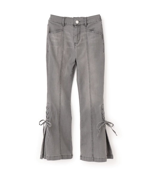 LOVETOXIC（ラブトキシック）の「レースアップフレアデニムパンツ（その他パンツ・キッズ・グレー/ブルー・L:160cm/M:150cm/S:140cm/130cm）」の11枚目の写真
