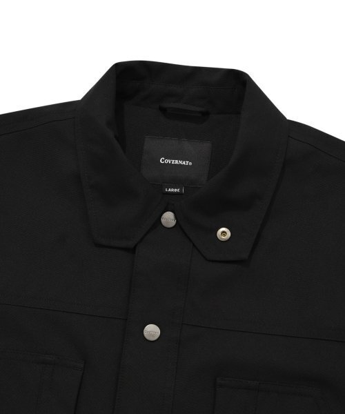 COVERNAT(カバーナット)の「トラッカージャケット ブラック(デニムジャケット・レディース・その他・S/M/L/XL)」の3枚目の写真