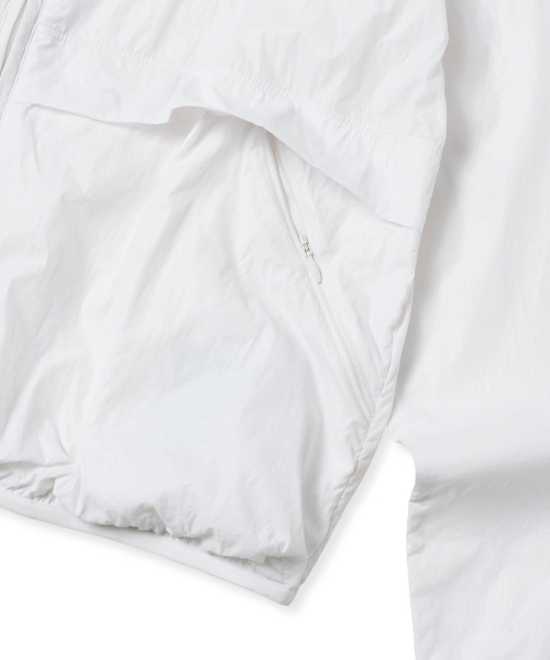 BROWNBREATH（ブラウンブレス）の「W TAG PACKABLE WINDBREAKER - WHITE（ナイロンジャケット・レディース・その他・S/M）」の6枚目の写真