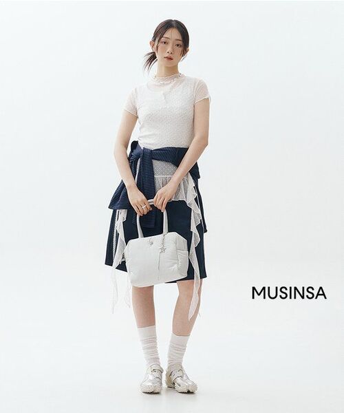 OAFISH(オアフィッシュ)の「FLOWER HENLEYNECK SLEEVELESS, IVORY(Tシャツ/カットソー・レディース・その他・ONE SIZE)」の9枚目の写真