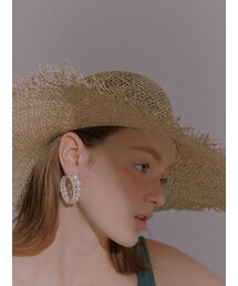Hoop Pearl Earrings