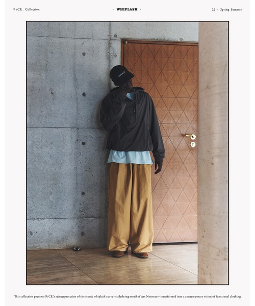 F/CE. （エフシーイー）の「F/CE. TECH KERSEY WIDE DRAPE TROUSERS / エフシーイー テック カルゼ ワイド ドレープ トラウザーズ（その他パンツ・メンズ・ブラック/ネイビー・LARGE/MEDIUM/X-LARGE）」の3枚目の写真