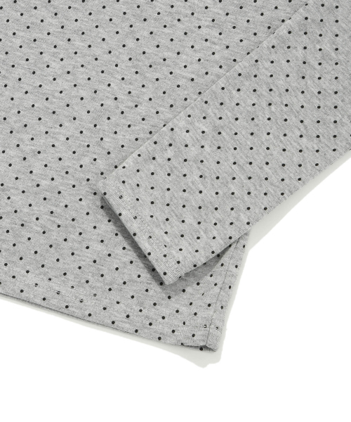 Retriever Club（レトリーバークラブ）の「PATTERN HENLEY NECK [GRAY]（Tシャツ/カットソー・レディース・その他・FREE）」の5枚目の写真