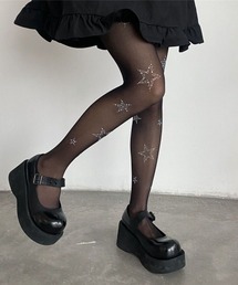 pyornim（ピョルニム）の「【26年春夏新作】スターラインストーンシアータイツ（タイツ/ストッキング）」