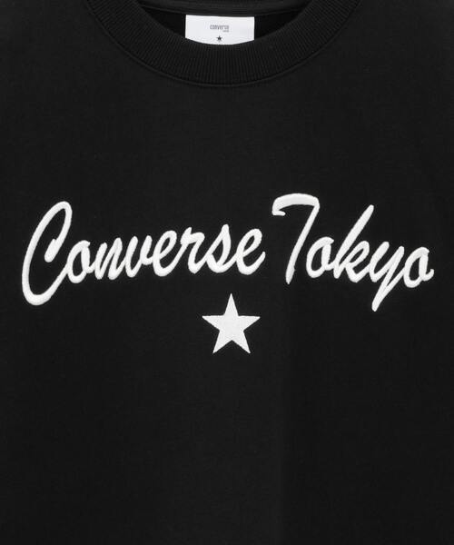 CONVERSE TOKYO(コンバーストウキョウ)の「EMBROIDERED LOGO CROPPED SWEAT(スウェット・レディース・ホワイト/グレー/ブラック・FREE)」の20枚目の写真