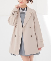 Honeys（ハニーズ）の「【非フッ素撥水加工】撥水加工ハーフ丈トレンチコート（トレンチコート）」