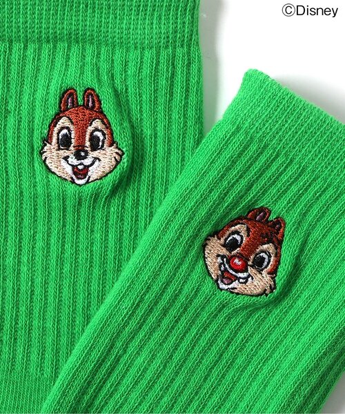 Disney（ディズニー）の「ディズニーキャラクター　バラエティソックス（ソックス/靴下・キッズ・グリーン/ピンク/レッド/チェック/イエロー/ブルー/オフホワイト/ブラック・15 /18/21）」の14枚目の写真