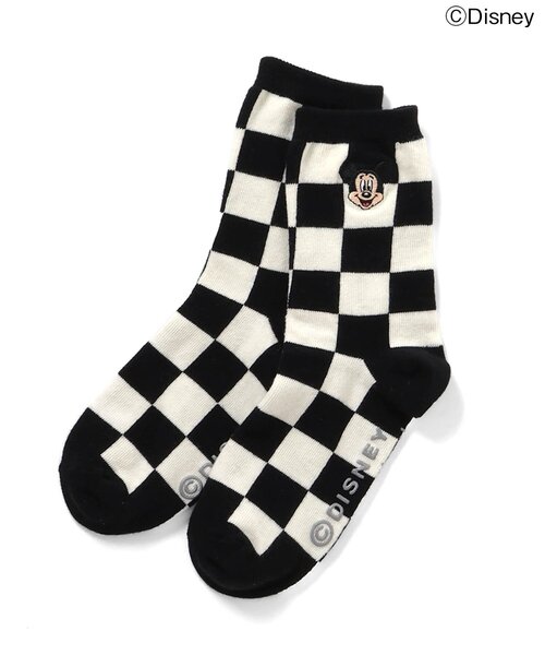 Disney（ディズニー）の「ディズニーキャラクター　バラエティソックス（ソックス/靴下・キッズ・グリーン/ピンク/レッド/チェック/イエロー/ブルー/オフホワイト/ブラック・15 /18/21）」の22枚目の写真