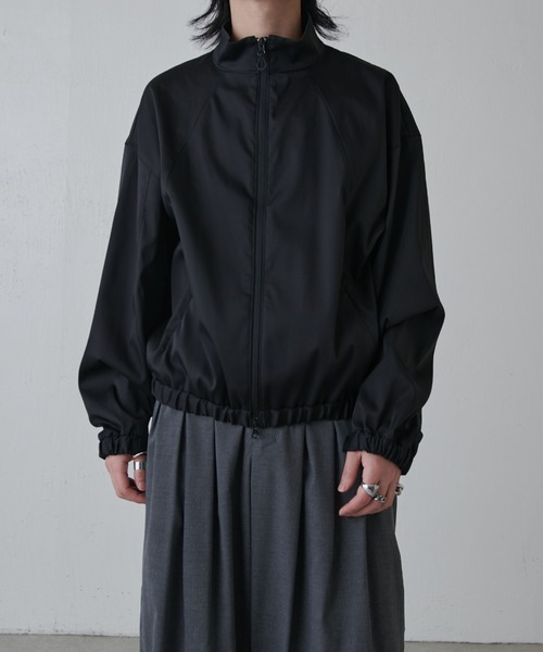 Lui's(ルイス)の「ウォッシャブルダブルクロスサテンブルゾン(ブルゾン・メンズ・ブラック/ホワイト・S/M)」の21枚目の写真