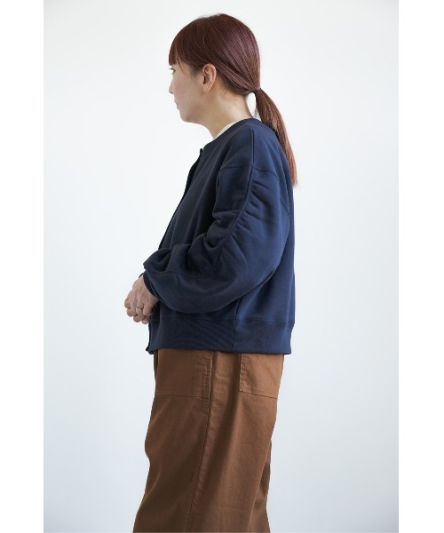 HEART MARKET(ハートマーケット)の「袖シャーリング釦カーディガン(カーディガン/ボレロ・レディース・ピンク/ホワイト系その他/ネイビー・FREE)」の14枚目の写真