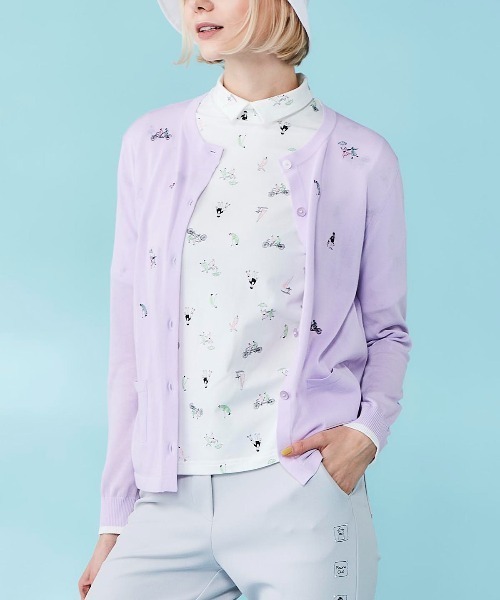 Picone CLUB(ピッコーネクラブ)の「UV冷感五分袖コットンプルオーバー(Tシャツ/カットソー・レディース・ブラック/ホワイト/ライトグリーン/ピンク・13号/11号/9号)」の18枚目の写真