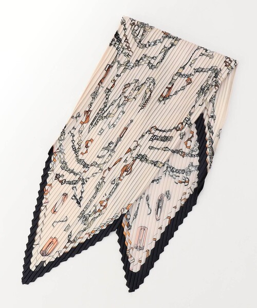 NICOLE white(ニコルホワイト)の「柄プリーツスカーフ(ストール/ショール・レディース・その他4/その他2/その他5/その他3・FREE)」の9枚目の写真